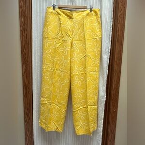 NWOT Metrostyle Women’s Linen Blend Wide leg Pant Size 16T